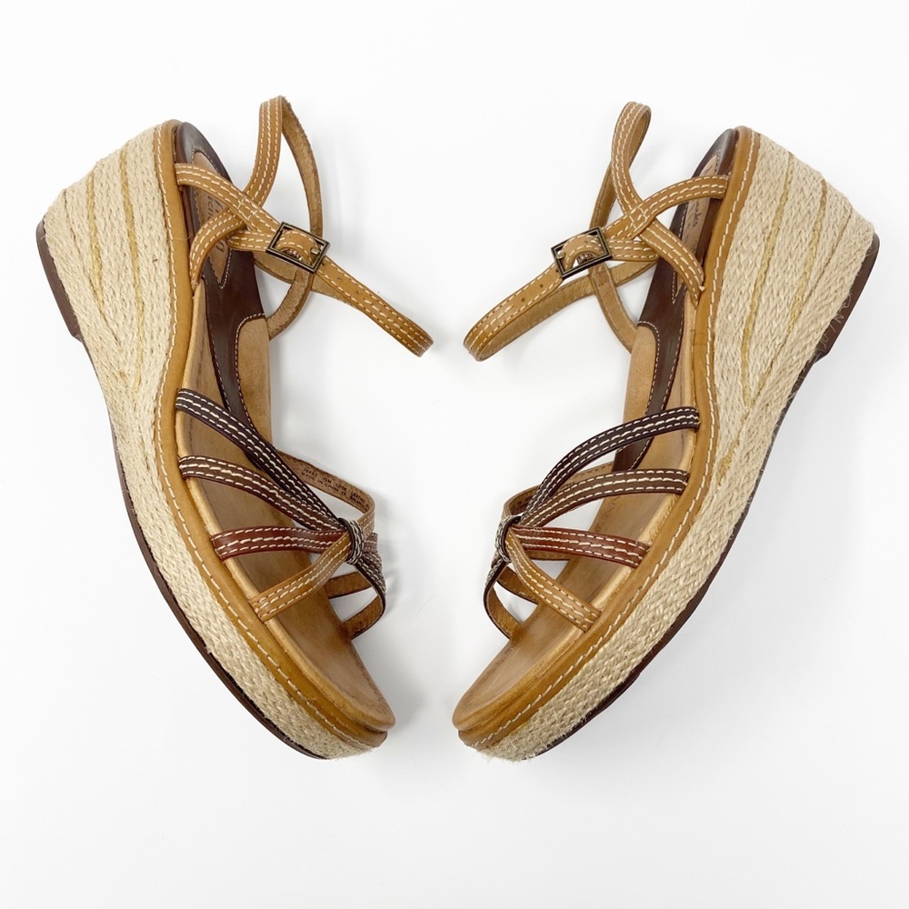 Clark’s Artisan tan espadrille sandals